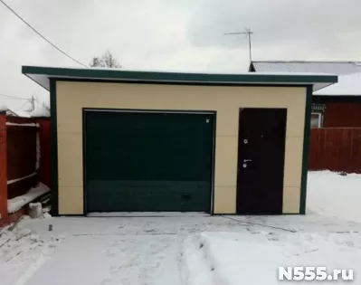 Гараж из сэндвич панелей